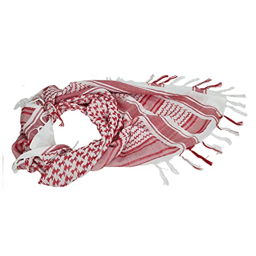 Image of Luxns Military Shemagh Tactical Desert Scarf / 100% Cotton Keffiyeh Scarf Wrap for Men And Women