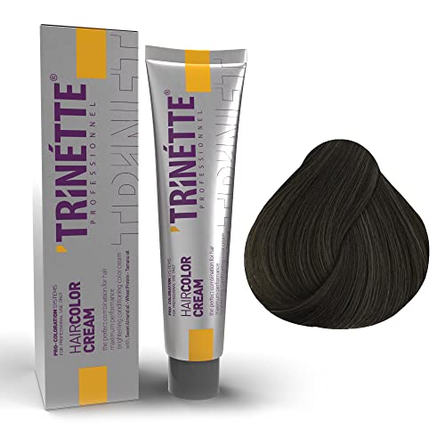 Trinette Professionelle No 8.11 Hell Intensiv Aschblond Permanente Haarfarbe Creme 100 ml – Extra Kühle Farbergebnisse, Hohe Pigmentdichte, Starke Neutralisierung, Langanhaltende Salonqualität