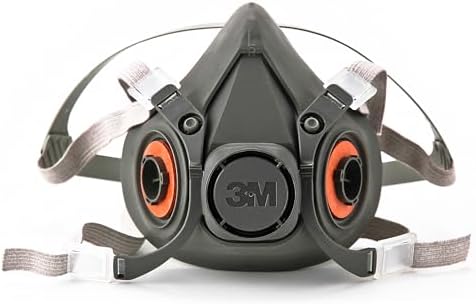3M Half Facepiece Reusable Respirator 6300/07026(AAD), Respiratory Protection, Large (Pack of 1)