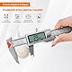 Digitaler Messschieber, HARDELL 15,2 cm Messwerkzeug mit Edelstahl, Schutzdesign, einfacher Wechsel von Zoll metrischem Bruch, großer LCD-Bildschirm 150 mm