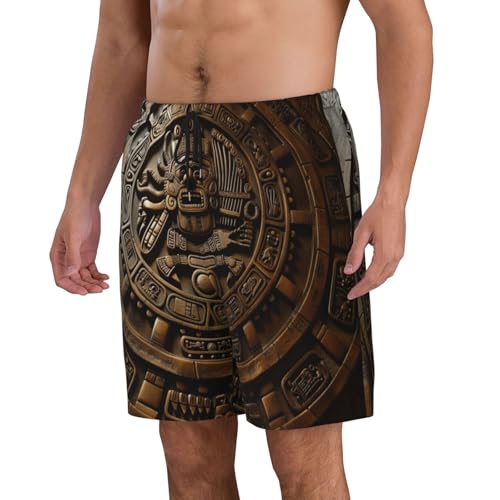 Pharaoh's Compass Men Beach Pants â€“ Swim Trunks for Men,Quick-Dry and Comfortable, Suitable for Beach, Surf, and Everyday Wear Black2
