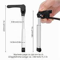 Fensterheber für Wohnwagen,Teleskopische RV-Fensterstützstange, 2 Stück 230mm RV Fensterstange Teleskope Teleskope Aluminiumlegierung Oxidationswiderstand Auftrieb Strebe Lift Strut für Caravan Yacht – Ansicht 7