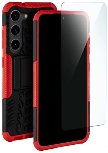 Coque Samsung S23 Plus antichoc robuste intégrale rigide rouge