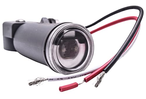 Hqrp Photocell Light Sensor Swivel Mount Dusk To Dawn Hardwired Switch Photoelectric Control For Barn Lights Outdoor, Back Yard Lightening, Outdoor Lighting, Etc. #TOP7
