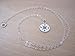 Sterling Silver Compass Charm Necklace – Handmade Graduation Gift, 18