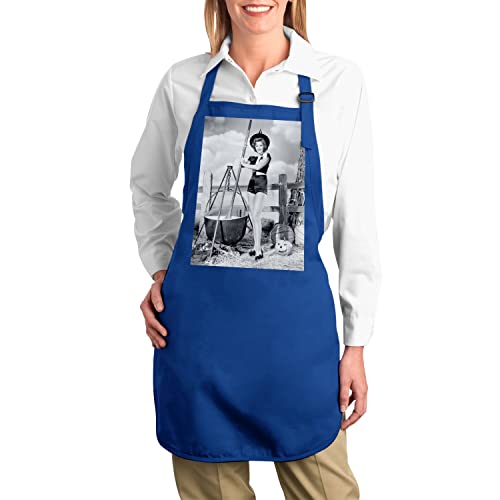 Tablier de cuisine bleu de qualité supérieure hommage à Matha Vickers