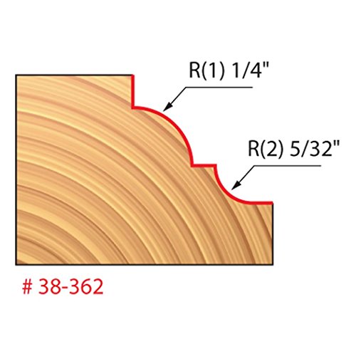 Freud 38-362: 1-1/2" (Dia.) Classical Cove & Bead Bit With 1/2" Shank #TOP1