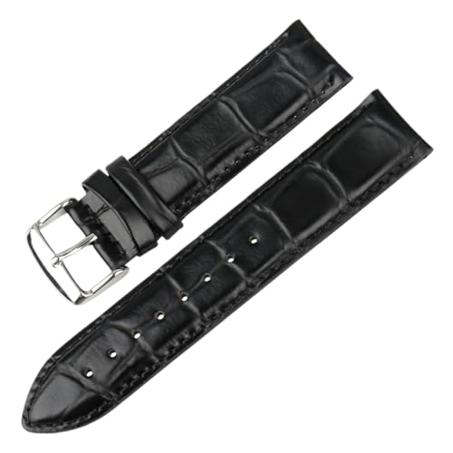 Bracelet en cuir véritable 17mm 19mm Run Ken pour rénover sa DW