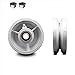 4" x 2" Semi Steel Cast Iron V-Groove Wheel Only with Precision Ball Bearing - 1/2" Bore - 800 lbs Capacity per Wheel - Service Caster Brand