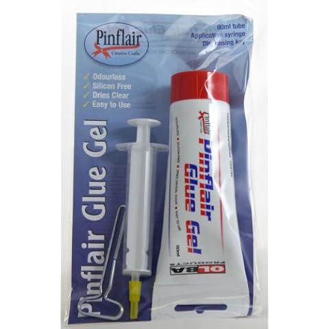 Pinflair Glue Gel Set Non Toxic 80ml for Decoupage etc Cover