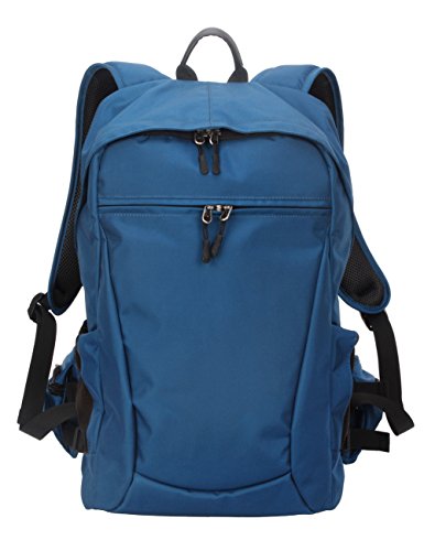 YuHan Multi-function Waterproof Anti-shock SLR/ DSLR Camera Backpack with 15-Inch Laptop Rucksack Inner Padding, Large, Blue