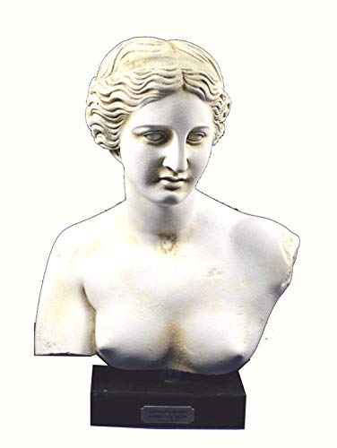 Estia Creations Busto de la escultura de Afrodita Venus Diosa del Amor Gran Estatua Artefacto