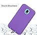 Annymall Galaxy J7 2018 Case with Built-in Screen Protector, Heavy Duty Shockproof Defender Armor Protective Cover for Samsung J7 2018/ Galaxy J7 Aero/ J7 Refine/ J7 Star/ J7 Crown(2018) (Purple/mint)