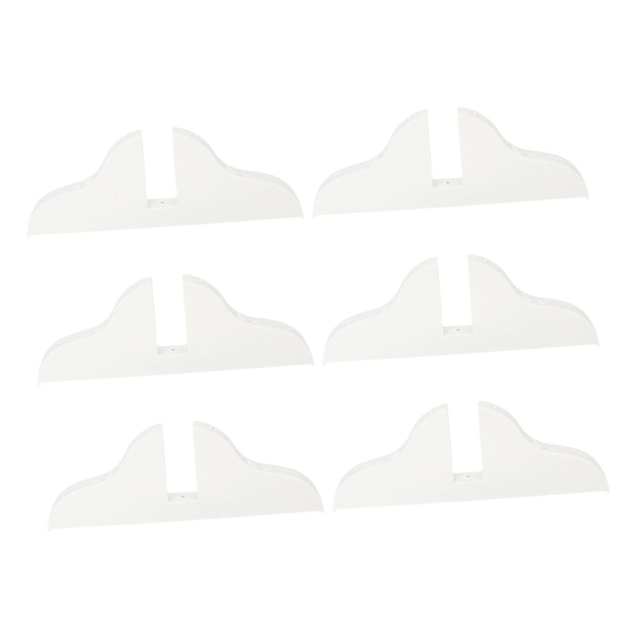 Paravent pliant de séparation base plastique iplusmile support de pied amovible lot de 6