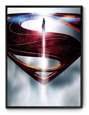 JCYMC Cuadro En Lienzo Póster De Película De Superman Figura Clásica Animada Póster De Pared...