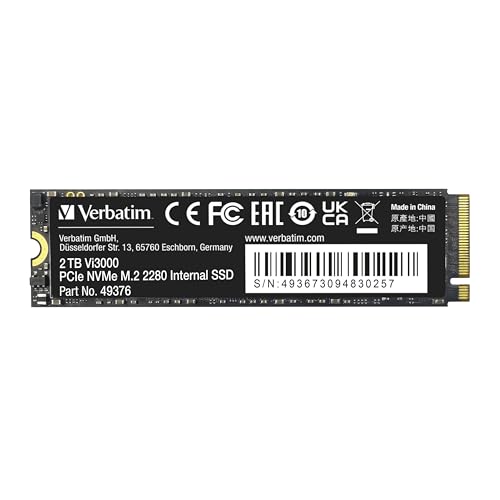 Verbatim Vi3000 PCle NVMe SSD 2TB