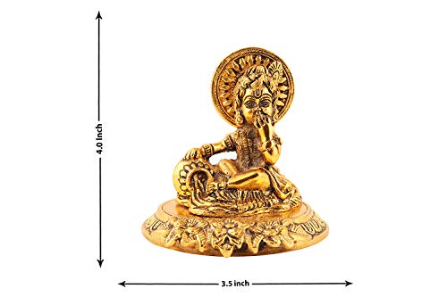Image of Lavanaya Silver Brand: Gold Plated Laddu Gopal God Idol Statue - Premium Showpiece with Gift Box, Perfect for Wedding, Anniversary, Birthday, Housewarming, and Corporate Gifting