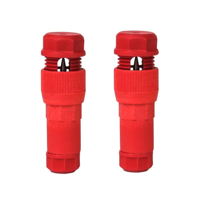 Image of Havilah Wiring-free Connector 8pcs /Pack Stripping-free Thimble T-shaped Connector Downlight Wiring-free Connector(Red)