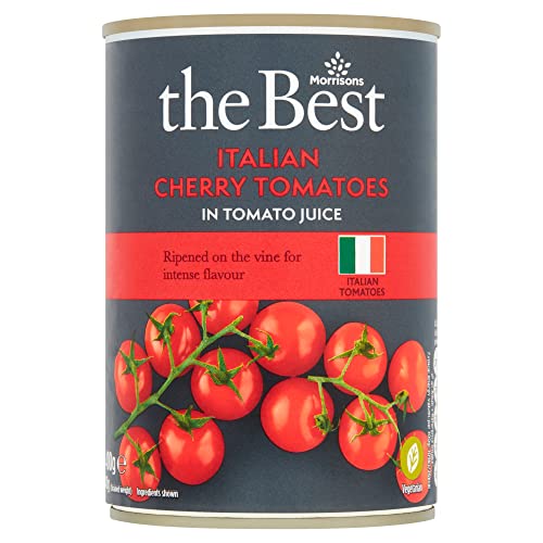 Morrisons The Best Tinned Cherry Tomatoes 400 g (Pack of 1)