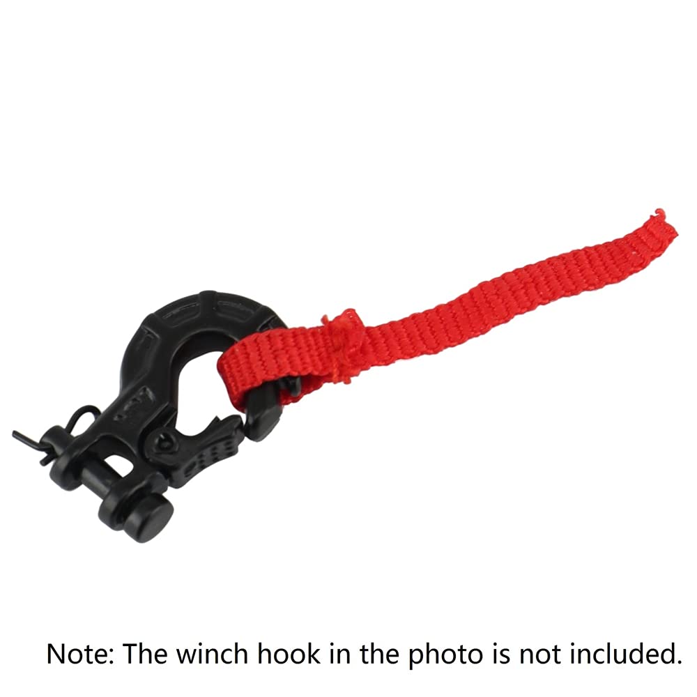 5 StüCk RC Auto Winde Haken Ziehen Band Winde Ziehen Stichworte für 1/10 RC Crawler Auto Axial SCX10 für TRX4 Teile,1