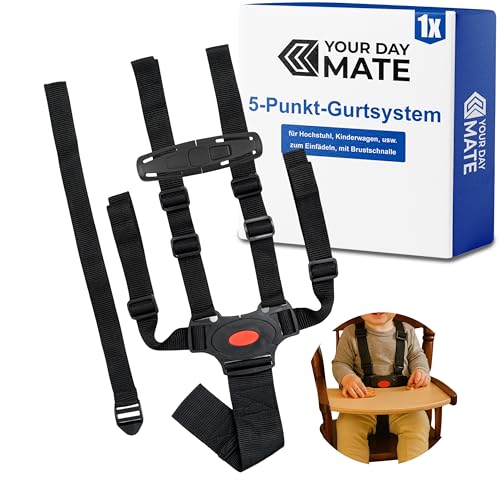 5-Punkt-Gurtsystem mit Abschnallschutz Schnalle, für Hochstuhl,...