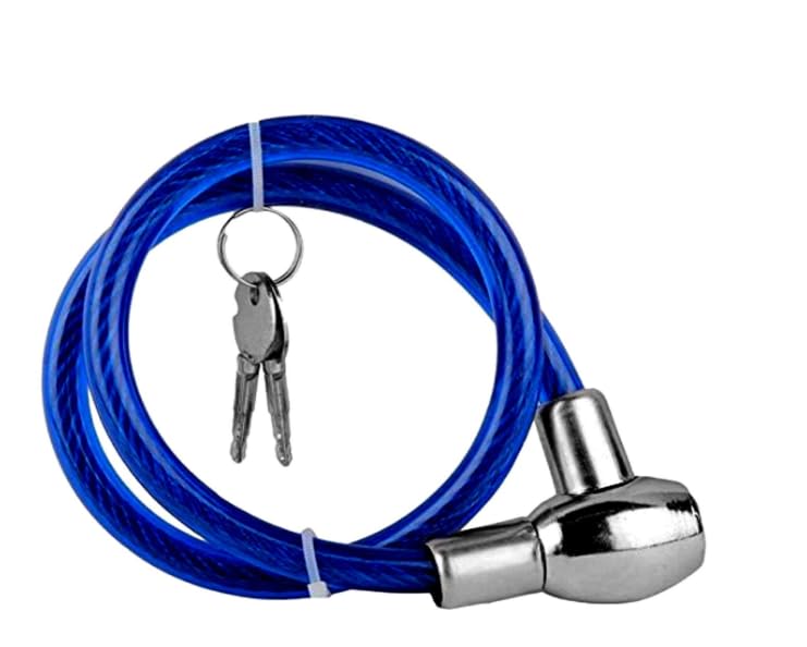 Hoggy Heavy Duty Cable Lock Anti Theft Lock for Multipurpose use for Bike, Cycle Lock, Helmet Lock (Multicolor) (B0CVG2MJ3Z) Amazon Price History, Amazon Price Tracker