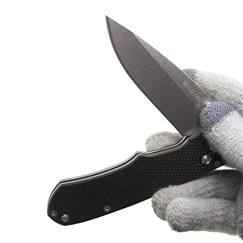 Masalong Kni179 Edc Strong Hardness Sharp Folding Tactical Outdoor Comping Knife (Ble02) #TOP5