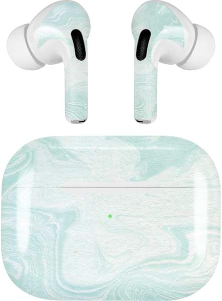 Skinit Decal Audio Skin Compatible with Apple AirPods Pro - Graphite Turquoise Design