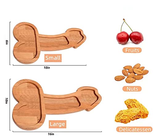 Tabla de cortar de madera forma corazón 40 cm miniatura 7