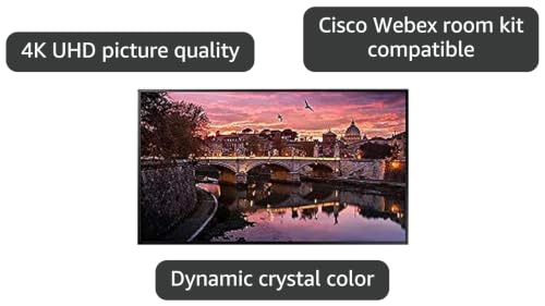 Image of SAMSUNG QB43R 43 inch 4K UHD 3840x2160 LED Commercial Signage Display for Business with HDMI, Wi-Fi, and 3-Year Warranty, 350 nit (LH43QBREBGCXZA)