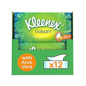 Kleenex Balsam Tissues – 864 Tissues – 12 x 72 Stuks – Voordeelverpakking