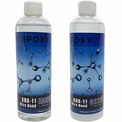 KARBXON KBX-11 Ultra Bond - Epoxy Resin Kit - 2 Part Crystal Clear epoxy - High Strength, High Gloss VOC & BPA Free - UV Resistant - Multi Purpose, Fiberglass, Carbon Fiber, Surface Coating (12) - Thumbnail 3