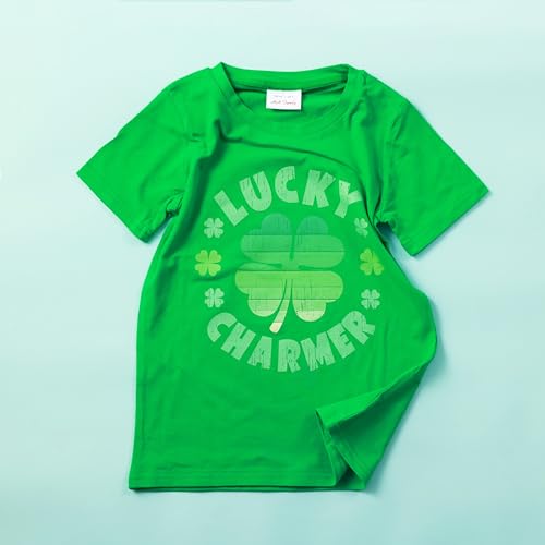 Image of Kids St. Patrick's Day Shirt Boys and Girls Green T-Shirt Clothing 4-12 Years