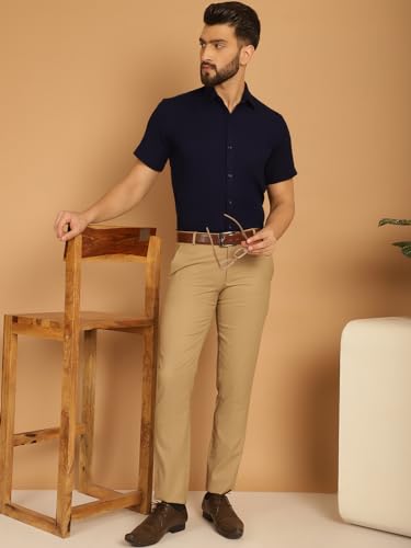 Image of Indian Needle Men's Striped Regular Fit Shirt
