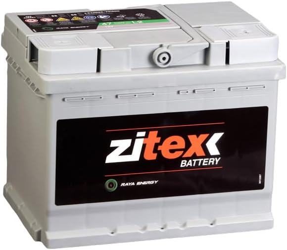Zitex 47E/H5-Z630 Automotive Battery – 12V, 630 CCA, 107 RC, 60 AH, L2 ...