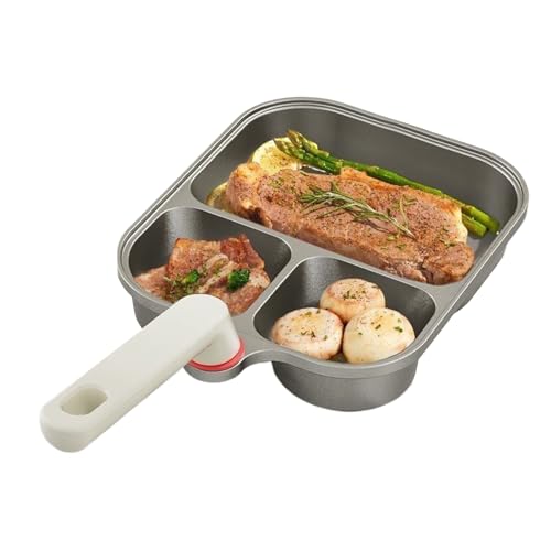Liakyunf Sartenes de cocina – Sartén de cocina de 3 tazas | Olla para cocinar hamburguesas para saltear filete Dosa cocinar tocino sándwich tortilla Arepas desayuno