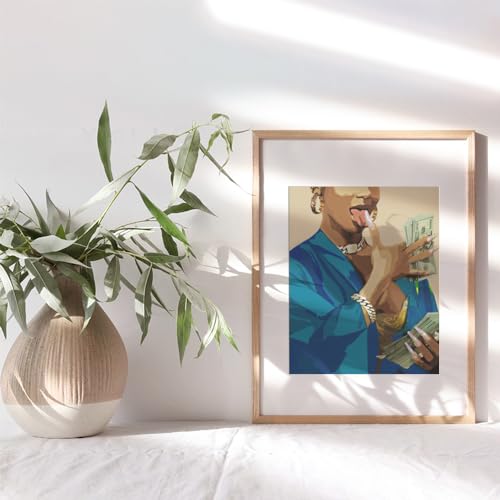 Yellowbird Art & Design Cool Chic Motivational Wall Art - Home Office Wall Decor - African American Art - Boss Lady - Black Women, Woman, Black Girl Motivational Poster thumb #8