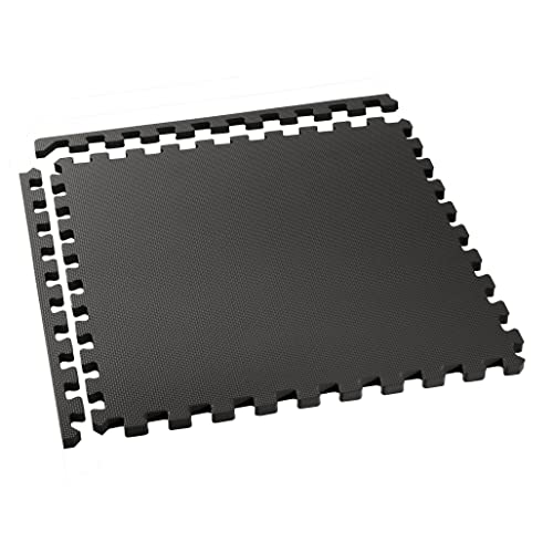 We Sell Mats Tapete de Piso para Ejercicio Multipropósito de 1 pulgada de Grosor con Espuma EVA, Baldosas Ensamblables, Antifatiga para Hogar o Gimnasio, 24 in x 24 miniatura 2