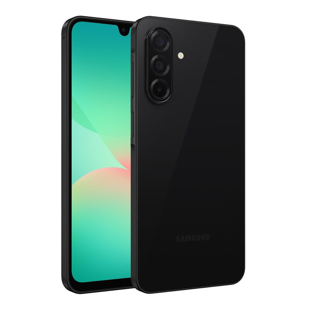 Samsung Galaxy A26 5G 6GB RAM 128GB Speicher AI Handy 5.000mAh Akku Android 15 Smartphone ohne Simlock ohne Branding (Schwarz)