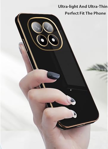 Coque Redmi Note 13 Pro 4G finition noir placage haut de gamme - 3