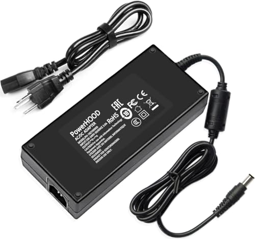 PowerHOOD 20V AC/DC Adapter Compatible with BenQ EX3203R EX3501R EX3501T Ultrawide 35' QHD 100Hz 32' 144Hz WQHD Curved Computer Gaming Monitor 20VDC DC20V Power Supply Cord Battery Charger Cable PSU