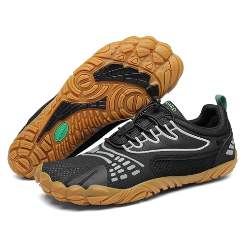 SAGUARO Hombres Barefoot Fivefingers Respirable Antideslizante Zapatos de Agua Hombre para Deportes Acuáticos Multicolor Gr.40