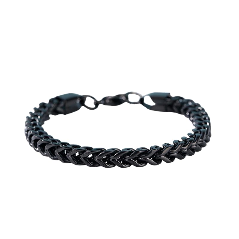 Elegant Attire Club Men Bracelets- 6mm Wide Curb Chain Bracelet for Men Women Stainless Steel | Men Jewelry- Gift for Him (B0CNZWYPFX) Amazon Price History, Amazon Price Tracker