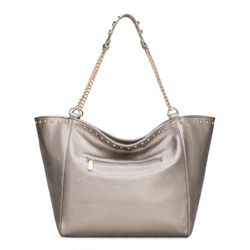 Image of Montana West Large Tote Bag for Women Oversized Shoulder Purses with Chain Handbags