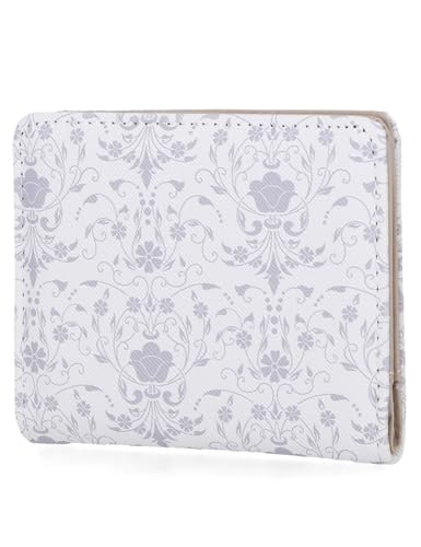 Mundi Mini Billfold Small Wallet for Women, Slim Credit Card Holder with Zipper Coin Pocket, Bifold Compact Womens Wallet with ID Window - Cottage Floral