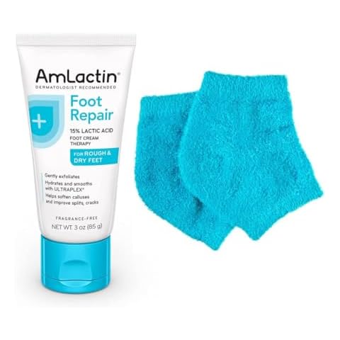 AmLactin Foot Repair Cream & Socks Cover