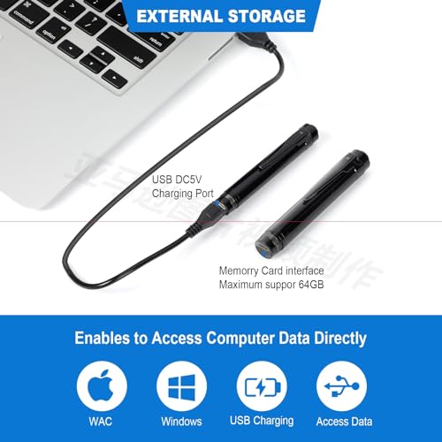 Ohatan XJB-8888 Spy Camera Mini Hidden Camera Pen Hd 1080P Video Pen, Spy Gear Body Camera Portable Camera Pen For Business Meetings And Security[ Upgraded Version thumb #4