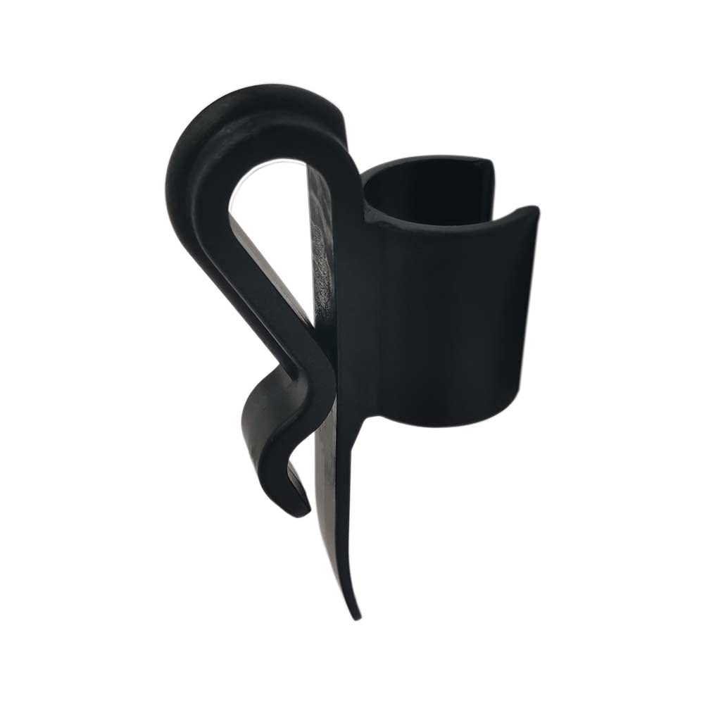 DIAH DO IT AT HOME 1/2" Syphon Tube Bucket Clip - Durable Plastic Auto-Siphon Hose Holder & Racking Cane Clamp for Fermenting Bin, Carboy, DIY Homebrew Beer, Wine Making, Liquid Transfer & Bottling
