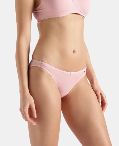 Image of Jockey SS02 Women Super Combed Cotton Elastane Stretch Low Waist Bikini