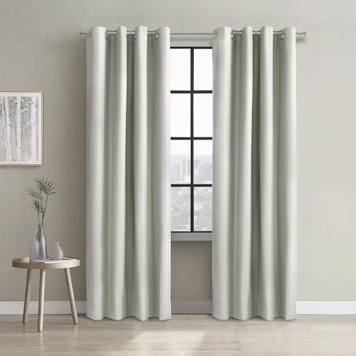 50 x 95 in. Lana Light Filtering Grommet Curtain Panel Blue